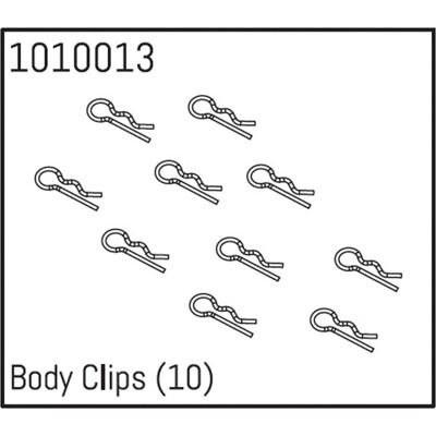 Absima Carrosserie Clips (10) - Publicité Absima Carrosserie Clips (10) - Publicité