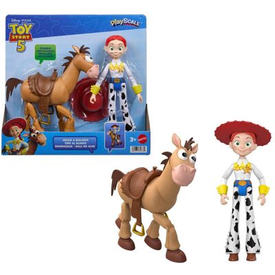 Mattel 2er-Pack von Jessie und Bully Actionfiguren im 18-cm-Spielmassstab aus Disney Pixar Toy Story - Publicité Mattel 2er-Pack von Jessie und Bully Actionfiguren im 18-cm-Spielmassstab aus Disney Pixar Toy Story - Publicité
