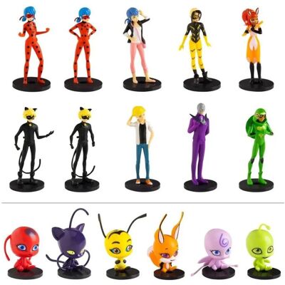 Comansi P.M.I Miraculous Figur 7cm Mix - Publicité Comansi P.M.I Miraculous Figur 7cm Mix - Publicité