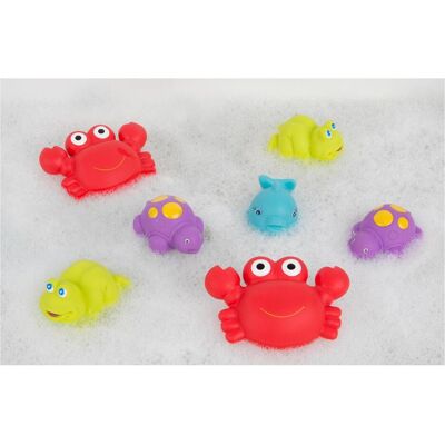 Jouets de bain Sea Friends de Playgro - Multicolores - 7 pièces - Étanches - Publicité Jouets de bain Sea Friends de Playgro - Multicolores - 7 pièces - Étanches - Publicité