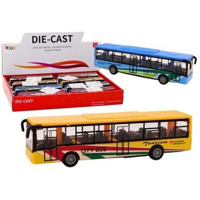 Lean Toys Stadtbus mit Friktionsantrieb 15cm MIX - Publicité Lean Toys Stadtbus mit Friktionsantrieb 15cm MIX - Publicité