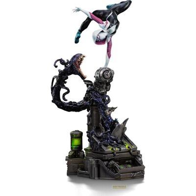 Iron Studios Spider-Man vs Villains Art Scale Statue 1/10 Ghost Spider Diorama 34 cm - Publicité Iron Studios Spider-Man vs Villains Art Scale Statue 1/10 Ghost Spider Diorama 34 cm - Publicité