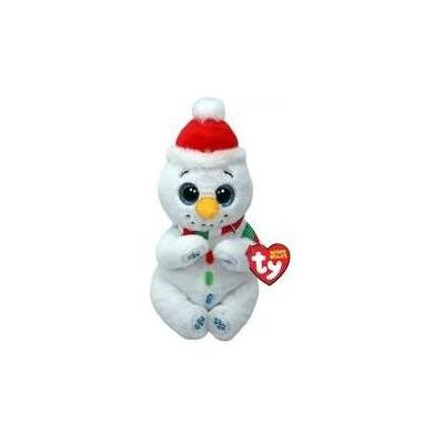 Ty Brrrnard Bonhomme de Neige Noël Beanie Belly - Peluche - Publicité Ty Brrrnard Bonhomme de Neige Noël Beanie Belly - Peluche - Publicité