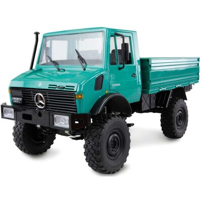 Amewi 22660 Unimog Advanced, pétrole 1:12 électrique RC modèle de camion RtR (RTR Prêt à fonctionner) - Publicité Amewi 22660 Unimog Advanced, pétrole 1:12 électrique RC modèle de camion RtR (RTR Prêt à fonctionner) - Publicité