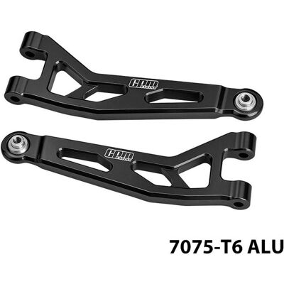 GPM Triangle de suspension avant supérieur en aluminium noir ARRMA 1/16 Mini Kraton 3S - Publicité GPM Triangle de suspension avant supérieur en aluminium noir ARRMA 1/16 Mini Kraton 3S - Publicité