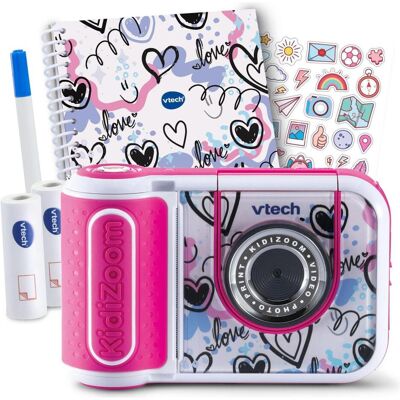 VTech KidiZoom Print Cam Scrapbook Bundle pink - Publicité VTech KidiZoom Print Cam Scrapbook Bundle pink - Publicité
