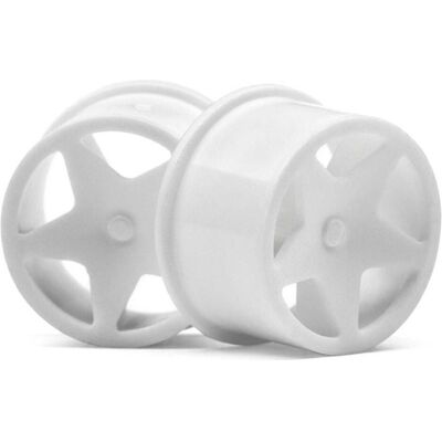 HPI Q32 - Super Star Wheel Set (White/4pcs) - Publicité HPI Q32 - Super Star Wheel Set (White/4pcs) - Publicité