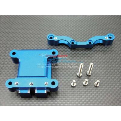 GPM Aluminium Dämpfersteher & Getriebebox vorn blau Tamiya TT01 - Publicité GPM Aluminium Dämpfersteher & Getriebebox vorn blau Tamiya TT01 - Publicité