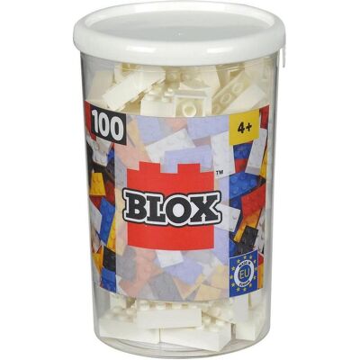 Simba Toys 104118915 - Blox Blocs de Construction Blancs 100 pcs - Jouet de Construction - Publicité Simba Toys 104118915 - Blox Blocs de Construction Blancs 100 pcs - Jouet de Construction - Publicité