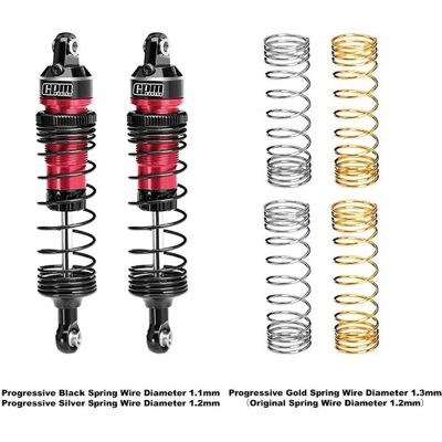 GPM Amortisseurs alu av/ar noirs réglables TRX MiniMaxx/Mini-XRT - Publicité GPM Amortisseurs alu av/ar noirs réglables TRX MiniMaxx/Mini-XRT - Publicité