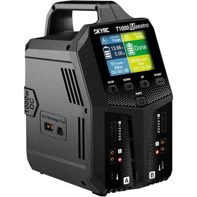 SkyRC Charger T1000 Maestro, Chargeur RC, Noir - Publicité SkyRC Charger T1000 Maestro, Chargeur RC, Noir - Publicité