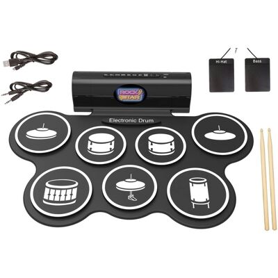 Music Legs Music - Foldable Drum Set Deluxe (500910) - Publicité Music Legs Music - Foldable Drum Set Deluxe (500910) - Publicité