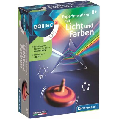Clementoni Experimentiere mit Licht und Farben - Publicité Clementoni Experimentiere mit Licht und Farben - Publicité