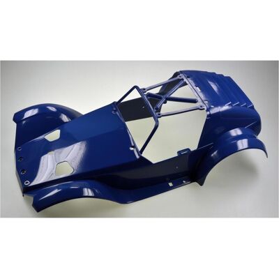 Carrosserie Bleue TAMIYA Holiday Buggy DT-02 - RC Car Body - Publicité Carrosserie Bleue TAMIYA Holiday Buggy DT-02 - RC Car Body - Publicité