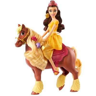 Mattel Disney Princess Belle & Philippe Doll & Horse - Publicité Mattel Disney Princess Belle & Philippe Doll & Horse - Publicité