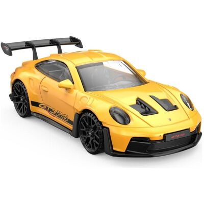 Jamara Porsche 911 GT3 RS Diecast 1:43 gelb - Publicité Jamara Porsche 911 GT3 RS Diecast 1:43 gelb - Publicité