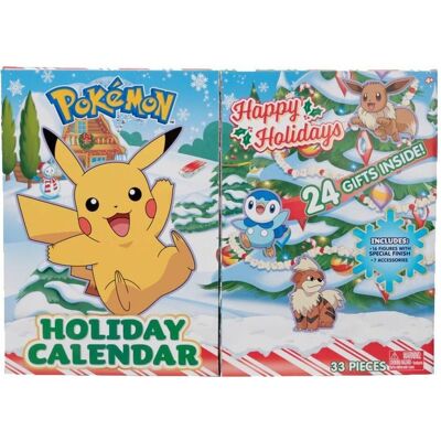 Pokémon Calendrier de l'Avent de Battle Figures - Publicité Pokémon Calendrier de l'Avent de Battle Figures - Publicité