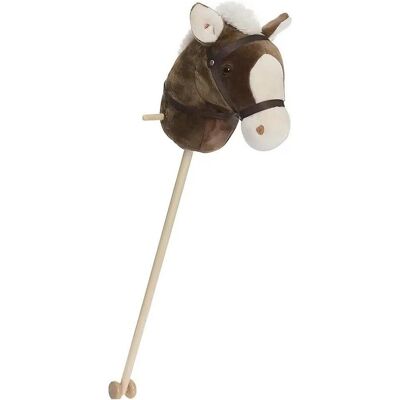 Cheval en peluche Teddy - Hobby Horse 100cm pour enfants - Publicité Cheval en peluche Teddy - Hobby Horse 100cm pour enfants - Publicité