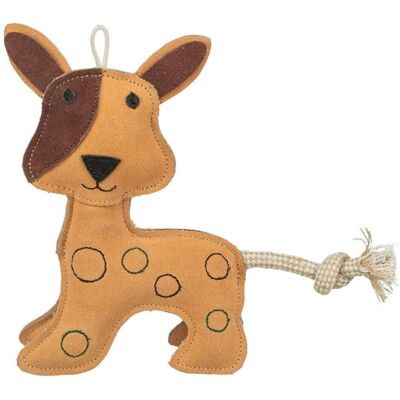 Trixie Pies stojący, dla psa, skórzany, 25 cm, brązowy (Jouet en peluche pour chiens), Jouets pour chien - Publicité Trixie Pies stojący, dla psa, skórzany, 25 cm, brązowy (Jouet en peluche pour chiens), Jouets pour chien - Publicité