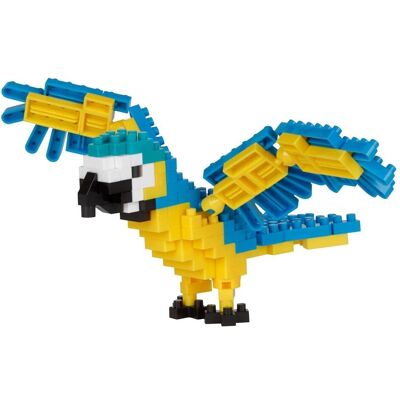 Nanoblock Bleu/jaune Macaw - Publicité Nanoblock Bleu/jaune Macaw - Publicité
