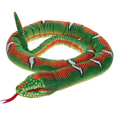 Serpent en peluche vert 180cm - Talisman - Publicité Serpent en peluche vert 180cm - Talisman - Publicité