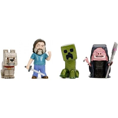 Jada Minecraft Movie 4-Pack 2,5" Figures - Publicité Jada Minecraft Movie 4-Pack 2,5" Figures - Publicité
