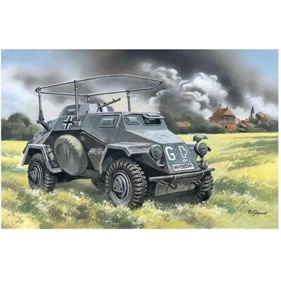 Kit Modèle Militaire ICM - Véhicule Radio Sd.Kfz.223 - 1/72 - Publicité Kit Modèle Militaire ICM - Véhicule Radio Sd.Kfz.223 - 1/72 - Publicité