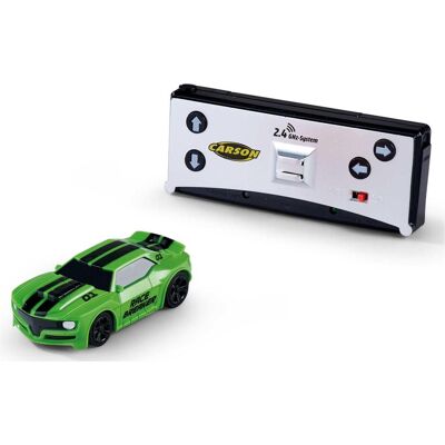 Carson Nano Racer Striker - Voiture RC miniature, 2.4GHz, Vert - Voiture RC - Publicité Carson Nano Racer Striker - Voiture RC miniature, 2.4GHz, Vert - Voiture RC - Publicité