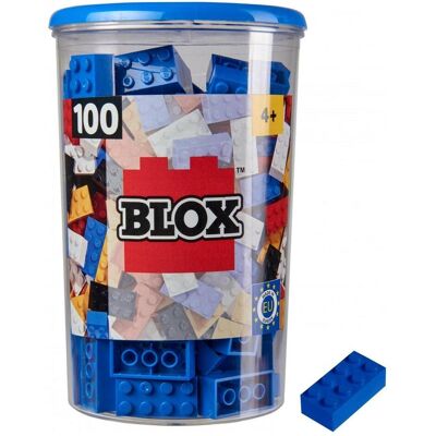 Simba 104118906 - Blocs de construction bleus en boîte - Jouet de construction - Publicité Simba 104118906 - Blocs de construction bleus en boîte - Jouet de construction - Publicité