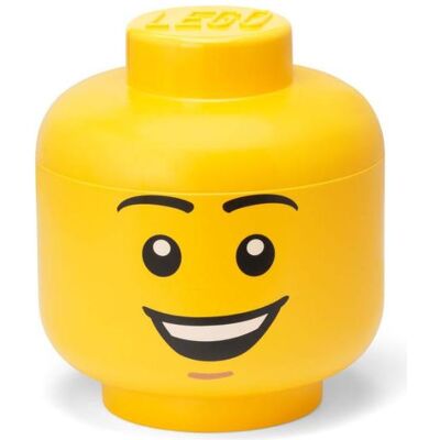 LEGO - Storage Head - L - Jaune - Storage head - Publicité LEGO - Storage Head - L - Jaune - Storage head - Publicité