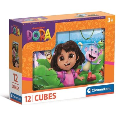 Clementoni Cubi 12 - DORA (12 pièces) - Publicité Clementoni Cubi 12 - DORA (12 pièces) - Publicité
