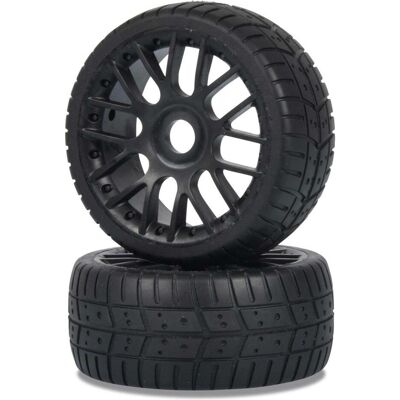 CARSON Modèle 500405840 - Pneus RC pour On-Road 1:8, 2 pcs - Publicité CARSON Modèle 500405840 - Pneus RC pour On-Road 1:8, 2 pcs - Publicité