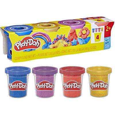 Play-Doh Argile Métallique 4-pack - Play-Doh - Publicité Play-Doh Argile Métallique 4-pack - Play-Doh - Publicité