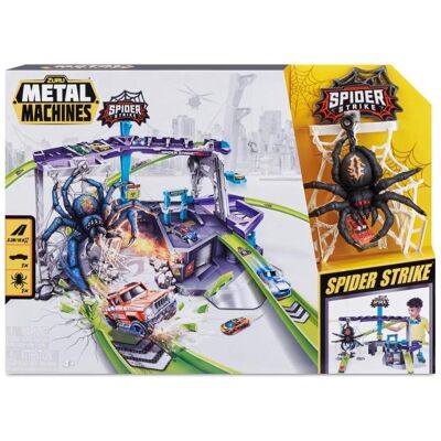 ZURU - Spider Strike - Garage avec ascenseur - Ensemble jouet - Publicité ZURU - Spider Strike - Garage avec ascenseur - Ensemble jouet - Publicité
