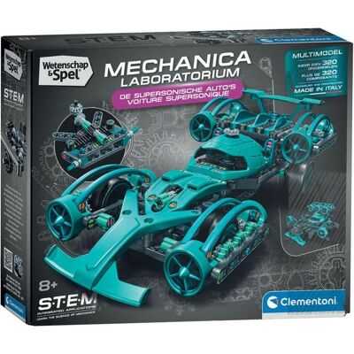 Clementoni Voiture de course Science & Play - plus de 320 pièces. Publicité Clementoni Voiture de course Science & Play - plus de 320 pièces. Publicité