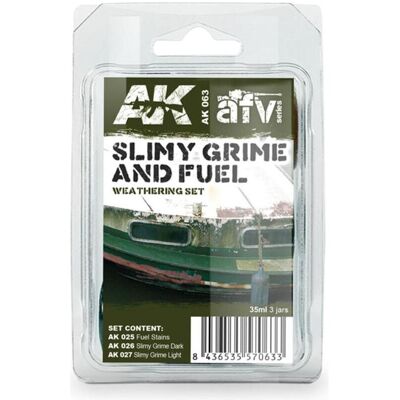 AK Interactive Slimy Grime And Fuel Set - Publicité AK Interactive Slimy Grime And Fuel Set - Publicité
