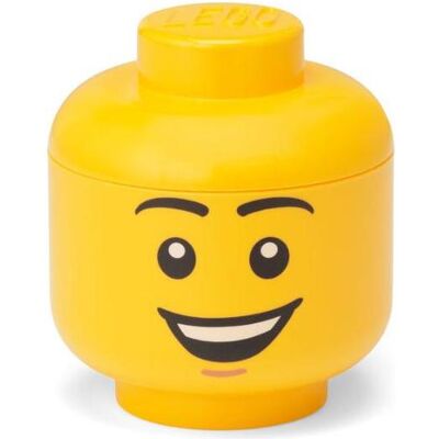 Tête de rangement LEGO mini - Boîte à empiler - Publicité Tête de rangement LEGO mini - Boîte à empiler - Publicité