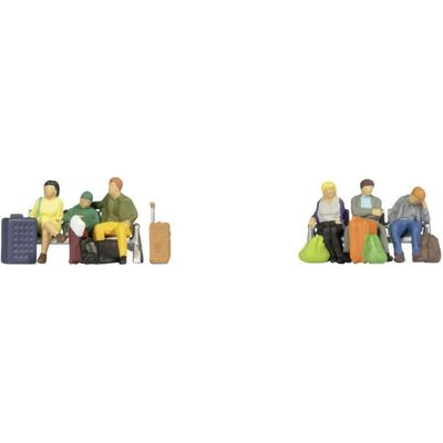 Noch Sitzende Reisende H0 - Publicité Noch Sitzende Reisende H0 - Publicité