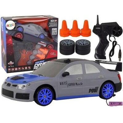 Leantoys - 1:24 RC Sport - Bleu - Radio-Controlled Car - Publicité Leantoys - 1:24 RC Sport - Bleu - Radio-Controlled Car - Publicité
