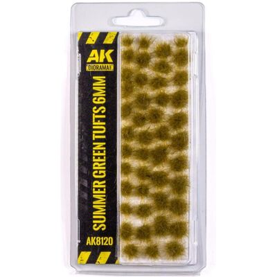 AK Interactive Summer Green Tufts 6mm - Publicité AK Interactive Summer Green Tufts 6mm - Publicité