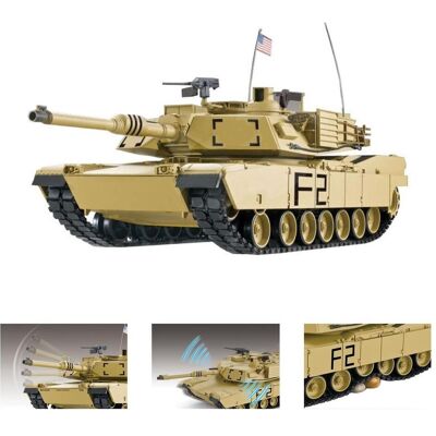 Es-toys Heng Long, RC tank M1A2 Abrams 1:16 (RTR Prêt à fonctionner) - Publicité Es-toys Heng Long, RC tank M1A2 Abrams 1:16 (RTR Prêt à fonctionner) - Publicité