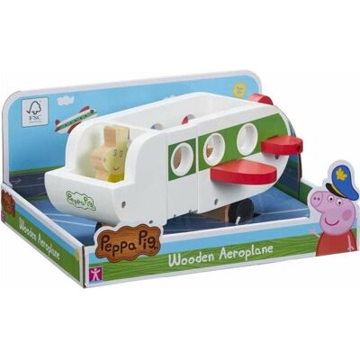 Tm Peppa Pig PEPPA PIG AVION EN BOIS + MRS RUBIT 07211 - Publicité Tm Peppa Pig PEPPA PIG AVION EN BOIS + MRS RUBIT 07211 - Publicité
