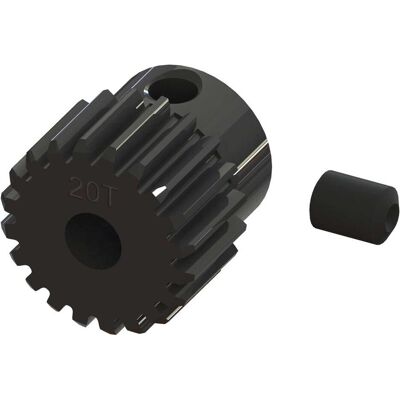 Arrma Pinion Gear 20T 0.5 MOD CNC 3.2mm Bore - Publicité Arrma Pinion Gear 20T 0.5 MOD CNC 3.2mm Bore - Publicité