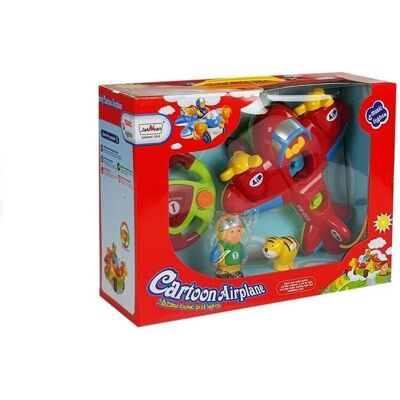 Avion télécommandé Lean Toys avec volant - Jouet contrôlé à distance - Publicité Avion télécommandé Lean Toys avec volant - Jouet contrôlé à distance - Publicité