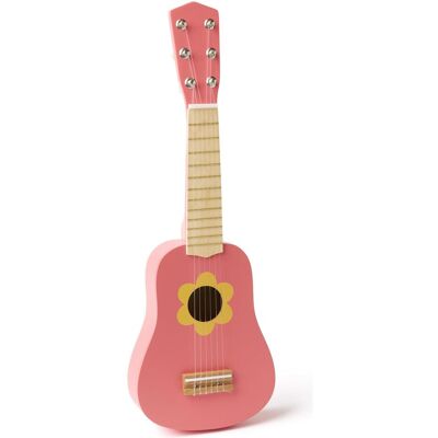 Kids Concept Guitare rose à motif floral - Publicité Kids Concept Guitare rose à motif floral - Publicité