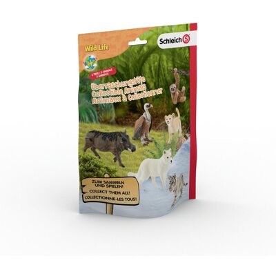 Schleich Wild Life - Pochette surprise incluant 3 animaux, série 4 87956 - Publicité Schleich Wild Life - Pochette surprise incluant 3 animaux, série 4 87956 - Publicité