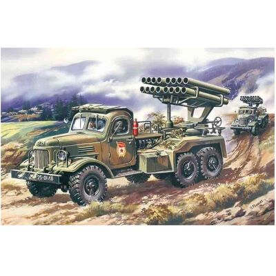ICM BM-14-16 Katiusha - Maquette militaire - Échelle 1:72 - Publicité ICM BM-14-16 Katiusha - Maquette militaire - Échelle 1:72 - Publicité