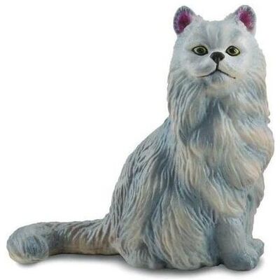 Figurine de chat persan assis réaliste CollectA - Réplique animale - Publicité Figurine de chat persan assis réaliste CollectA - Réplique animale - Publicité