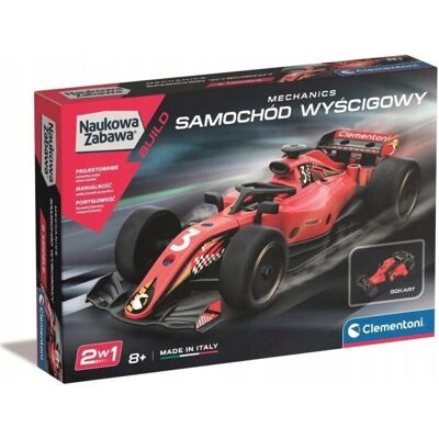 Clementoni Kit de construction mécanique de laboratoire - Voiture de course - Publicité Clementoni Kit de construction mécanique de laboratoire - Voiture de course - Publicité