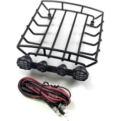 Absima Barres de toit Metal avec kit LED 130mm - Publicité Absima Barres de toit Metal avec kit LED 130mm - Publicité